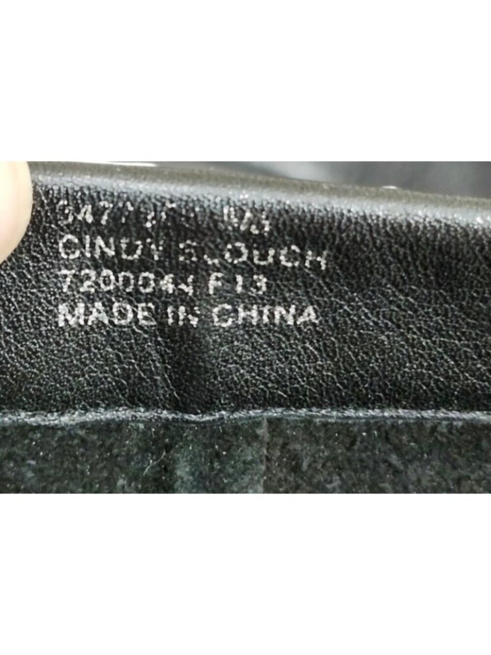 Frye Cindy Slouch Tall Riding Boots Black Pebbled Leather Knee High Women’s 8.5 - Picture 14 of 15